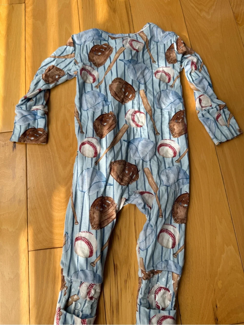 Posh Peanut 3-6M Baseball Romper